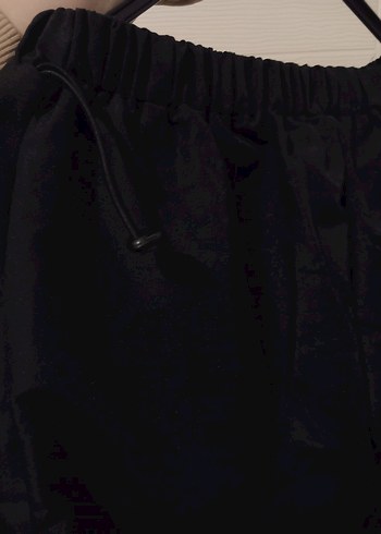 Siyah Paraşüt Pantolon XL Beden - Görsel 3