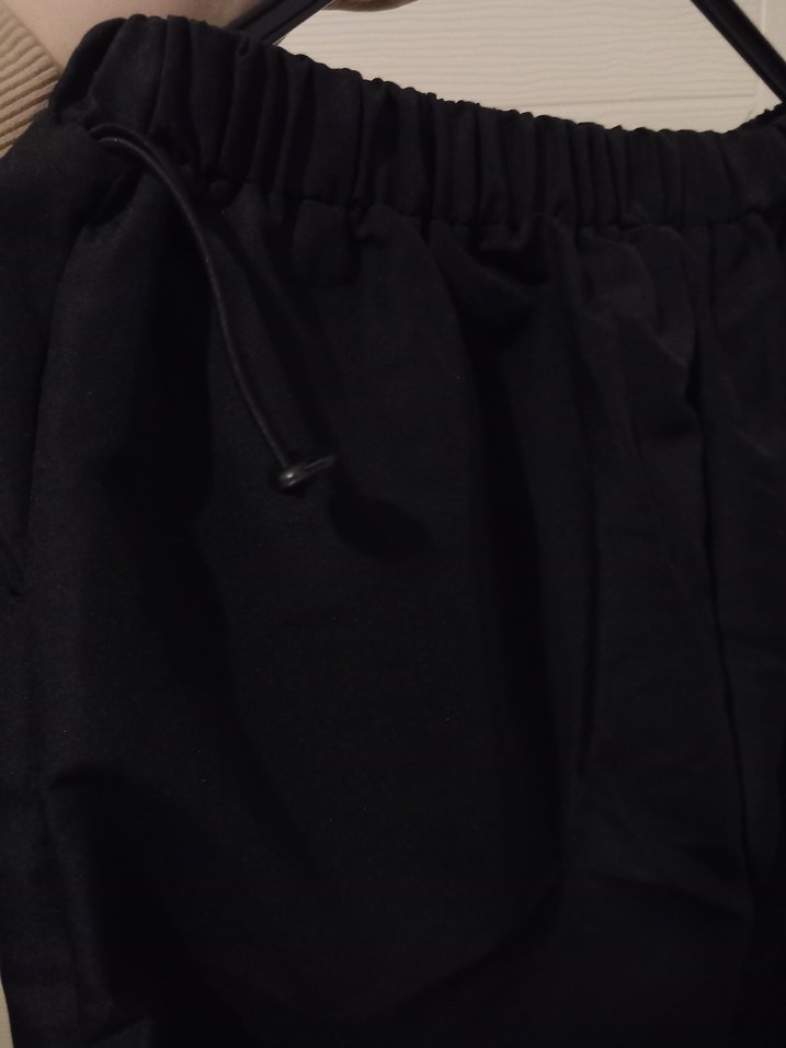 Siyah Paraşüt Pantolon XL Beden - Görsel 3