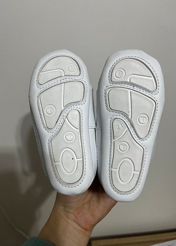 Erkek Bebek Beyaz İlk Adım Ayakkabısı - Görsel 2