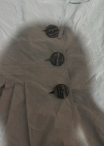 Düğmeli Gri ceket - Görsel 3