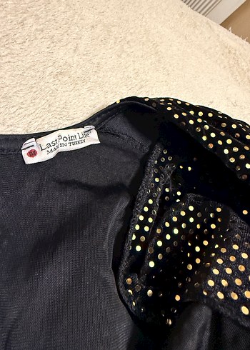 Volanlı Uzun Kollu Siyah Yılan Desenli Abiye Elbise - Görsel 3