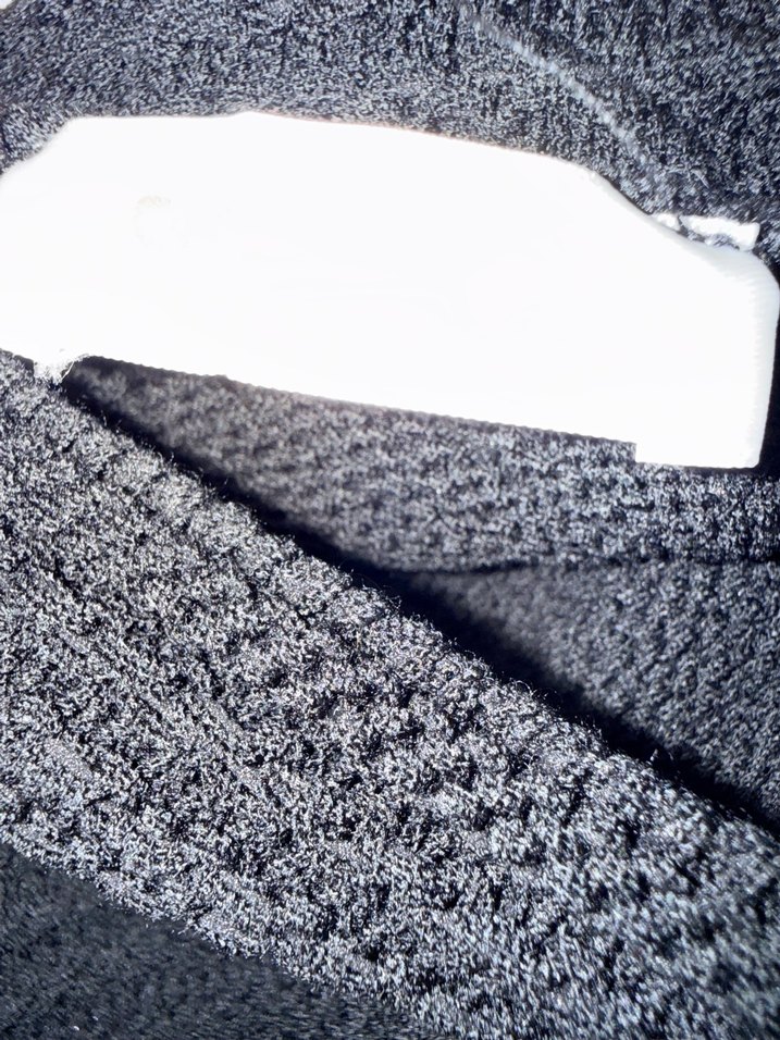 Dantel Detaylı Siyah Midi Kalem triko Elbise - Görsel 4