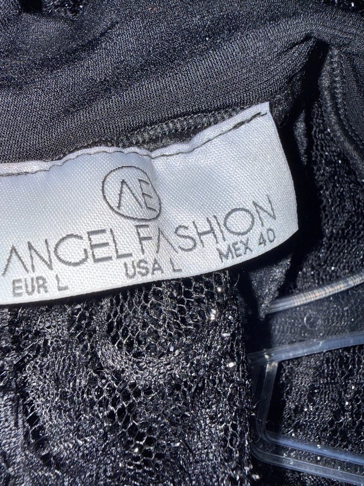 Uzun Kollu Siyah Dantel Midi Elbise - Görsel 4