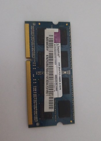 Kingston 2GB DDR3 Laptop RAM Modülü - Görsel 2