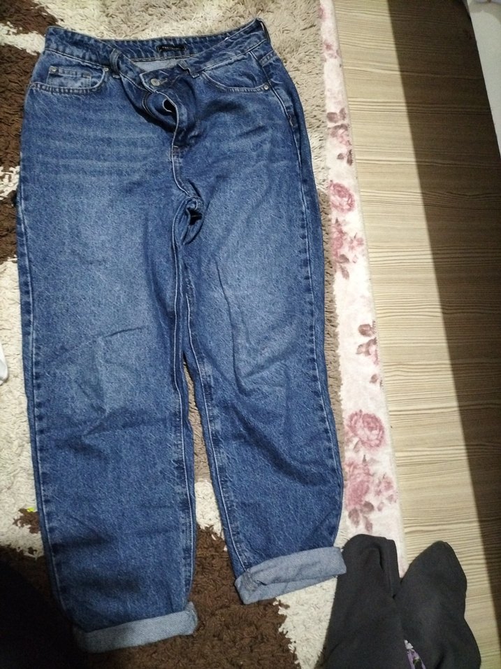 Trendvol Kadın Mavi  Denim Pantolon - Görsel 2