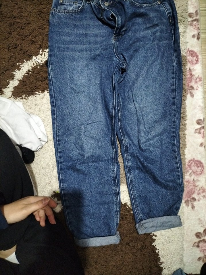 Trendvol Kadın Mavi  Denim Pantolon - Görsel 4