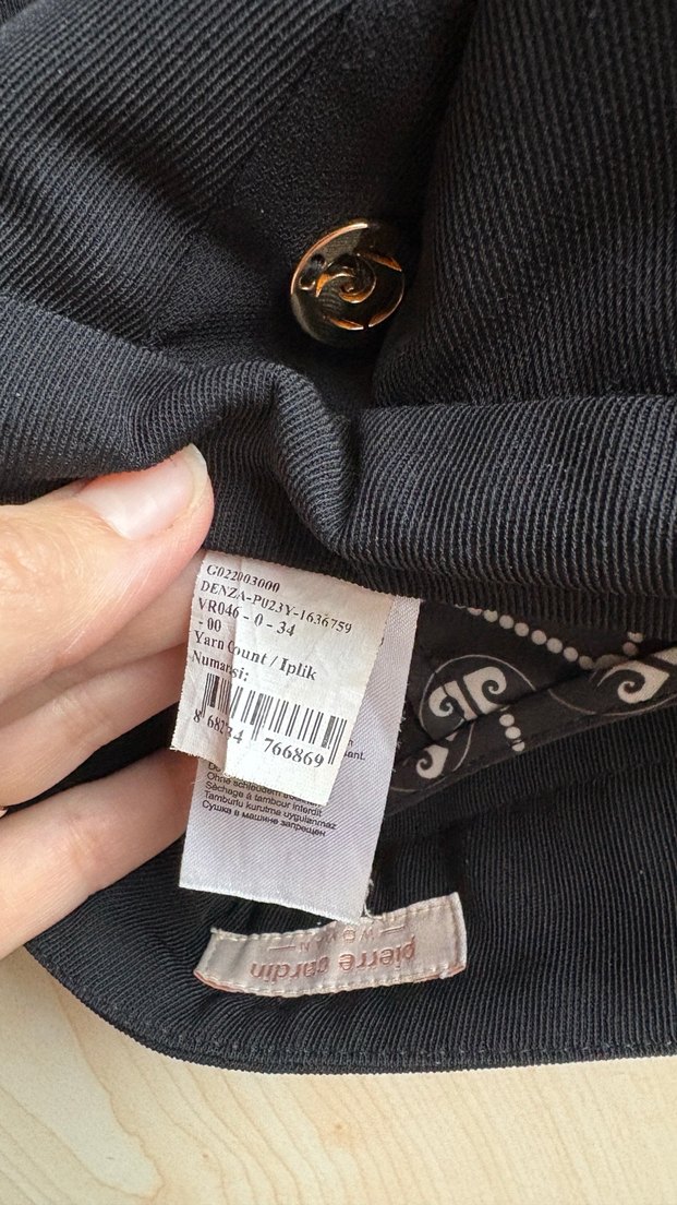 Siyah Kadın Düğmeli Ofis Blazer - Görsel 5