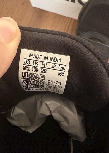 Siyah Adidas Spor Ayakkabı - Görsel 5