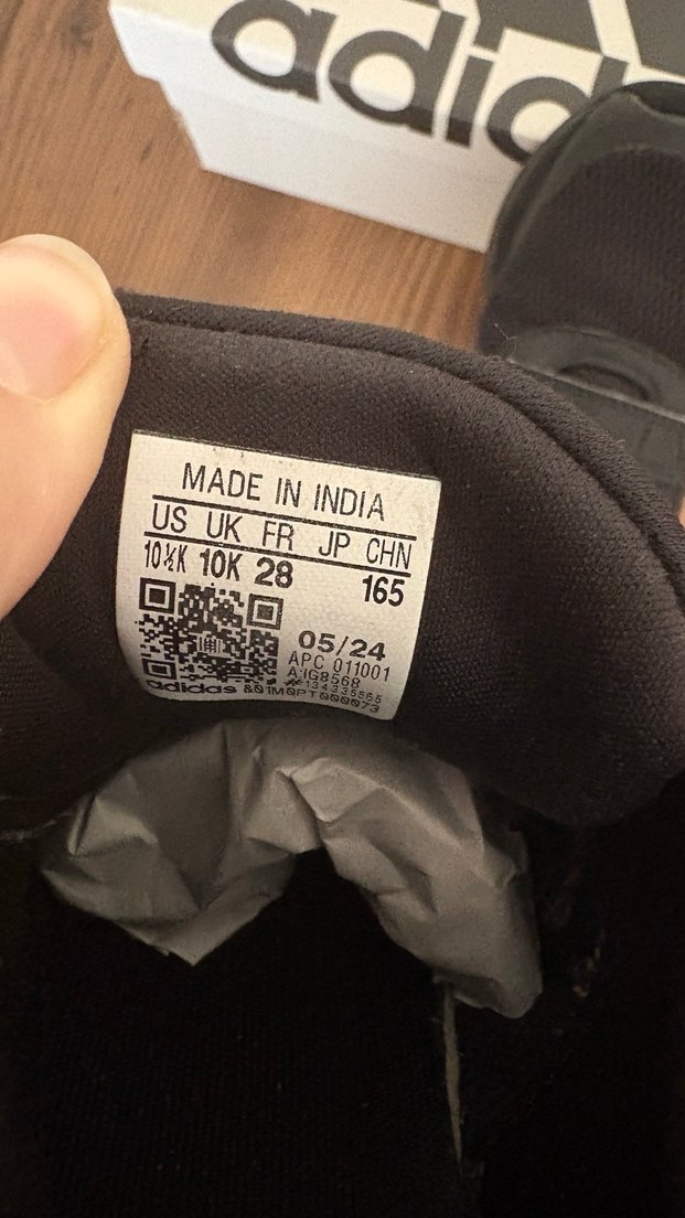 Siyah Adidas Spor Ayakkabı - Görsel 5