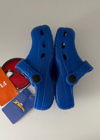 Çocuk Mavi Spiderman Kaydırmaz Sandalet - Görsel 4