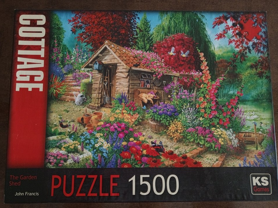 1500 Parça Bahçe ve Kulübe Puzzle - Görsel 2