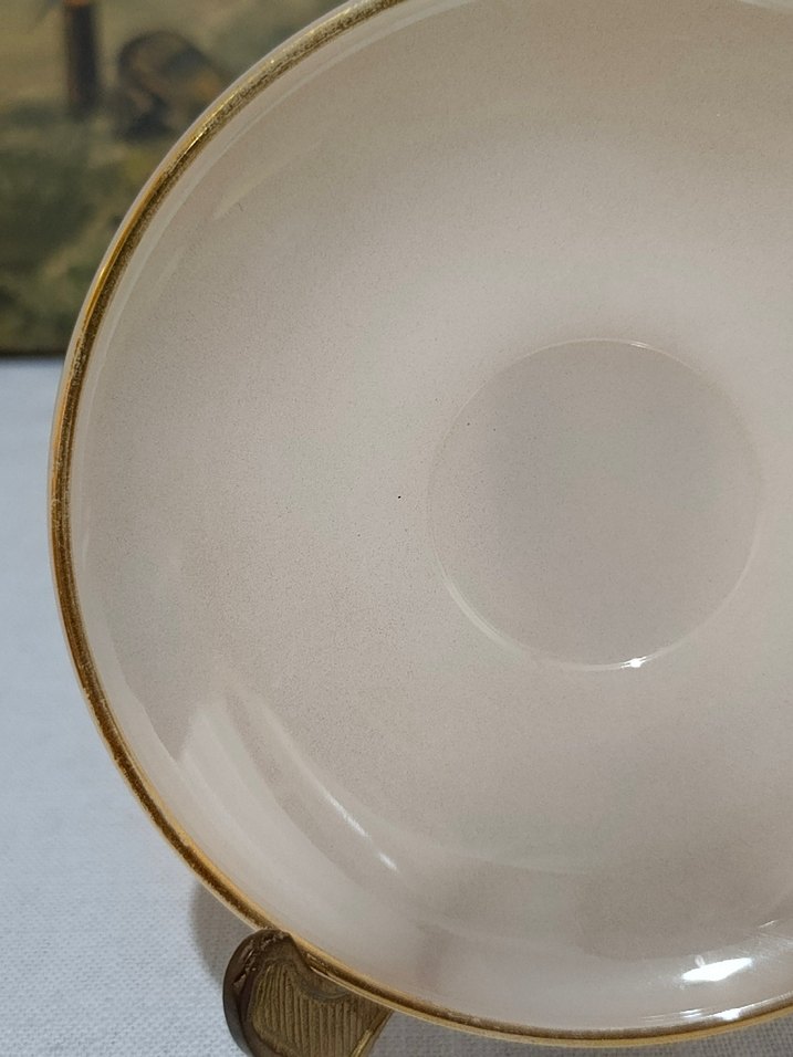 Opal  Altın Varaklı Mokka Fincan Tabağı - Görsel 2