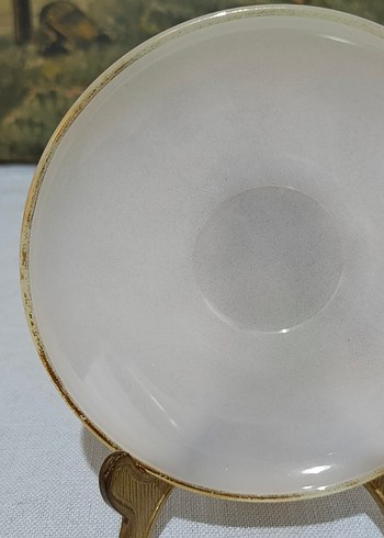 Opal  Altın Varaklı Mokka Fincan Tabağı - Görsel 2