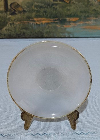 Opal  Altın Varaklı Mokka Fincan Tabağı - Görsel 6