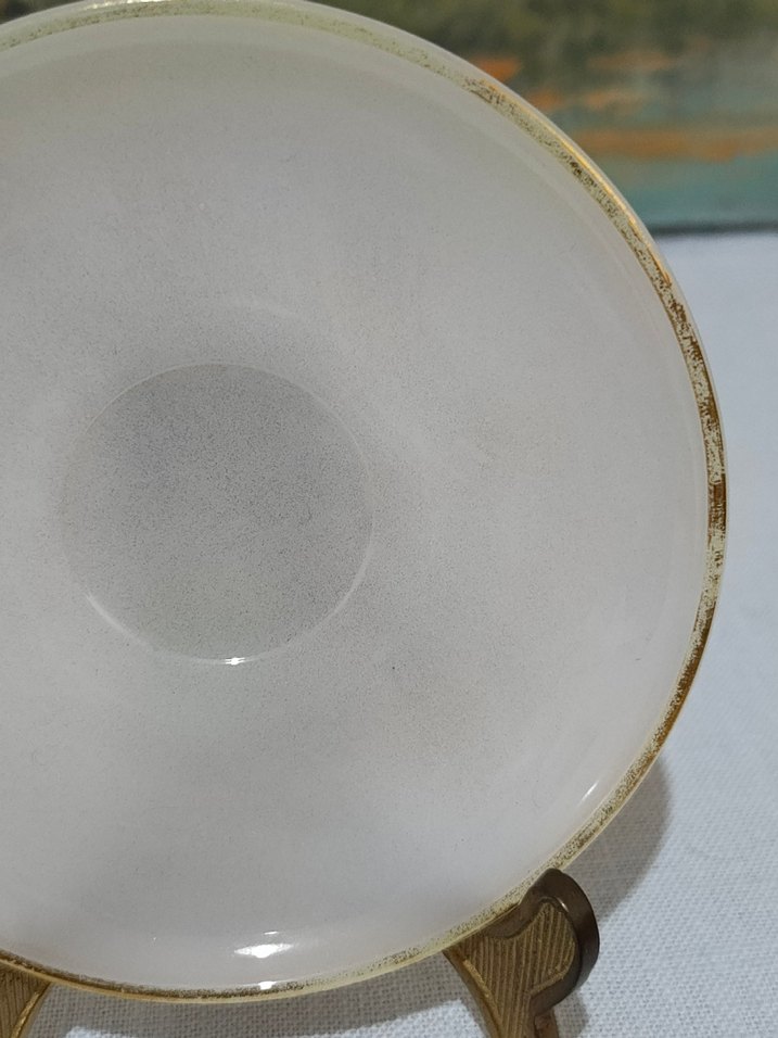 Opal  Altın Varaklı Mokka Fincan Tabağı - Görsel 4