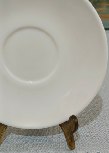 Opal Beyaz Double Kahve Fincan Tabağı - Görsel 3