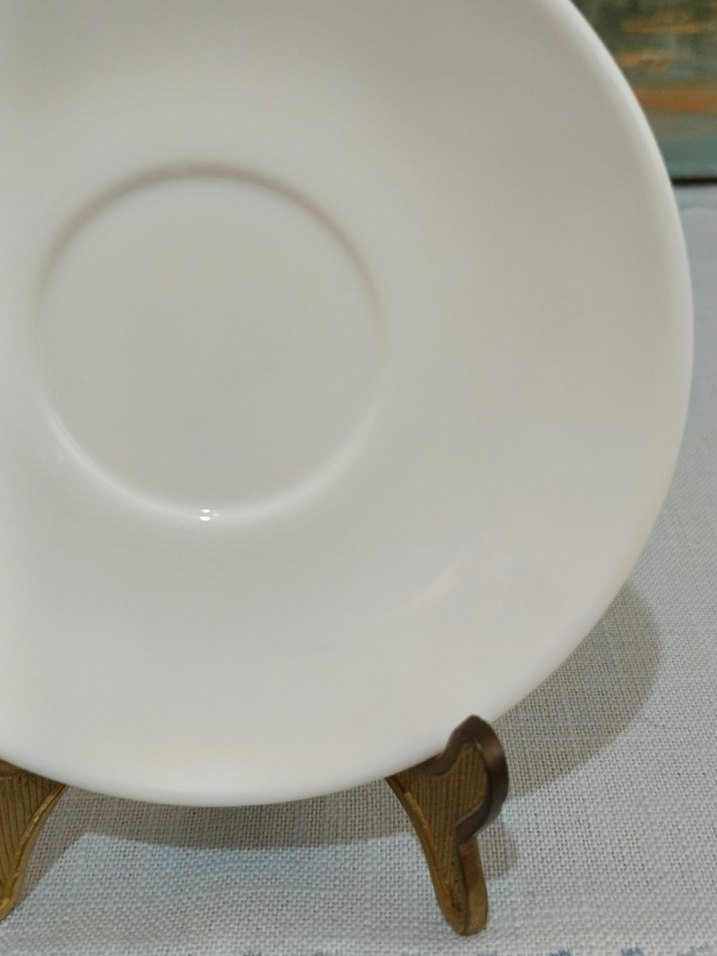 Opal  Beyaz Double Kahve Fincan Tabağı - Görsel 3