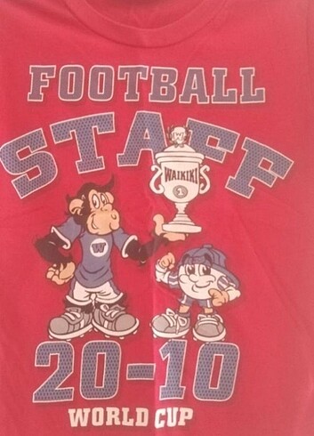 24-36 Ay Beden kırmızı Renk 2 adet tshirt