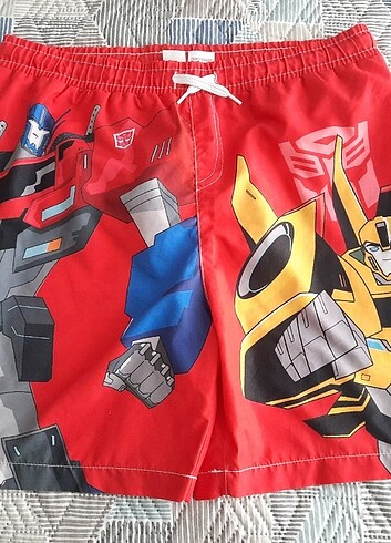 11-12 Yaş Beden kırmızı Renk TRANSFORMERS MAYO 