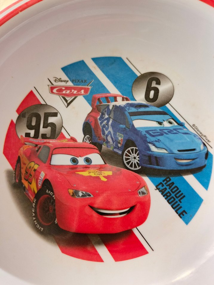 Şimşek McQueen Çocuk Tabak - Görsel 5