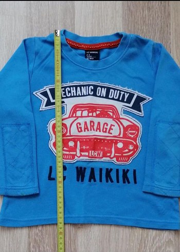 Mavi Erkek Çocuk Biker Sweatshirt - Görsel 2