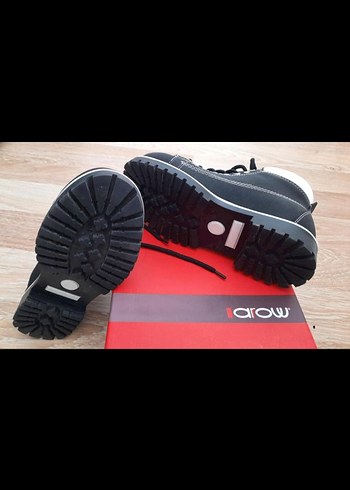 Siyah Bağcıklı Kauçuk Bot - Görsel 6