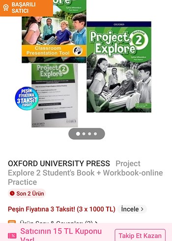 Oxford Project Explore 2 Çalışma Kitabı ve Kitabı - Görsel 7