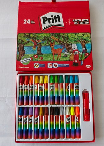 Pritt 24 Renk Pastel Boya Seti - Görsel 3