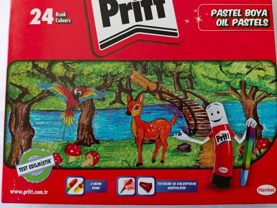 Pritt 24 Renk Pastel Boya Seti - Görsel 5