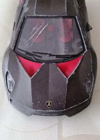 Siyah Lamborghini Spor Araba - Görsel 2