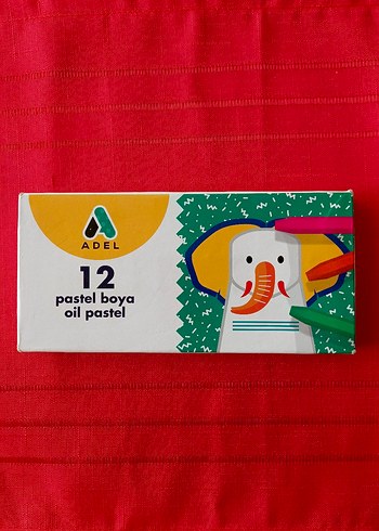 Adel 12 Renk Pastel Boya - Görsel 2