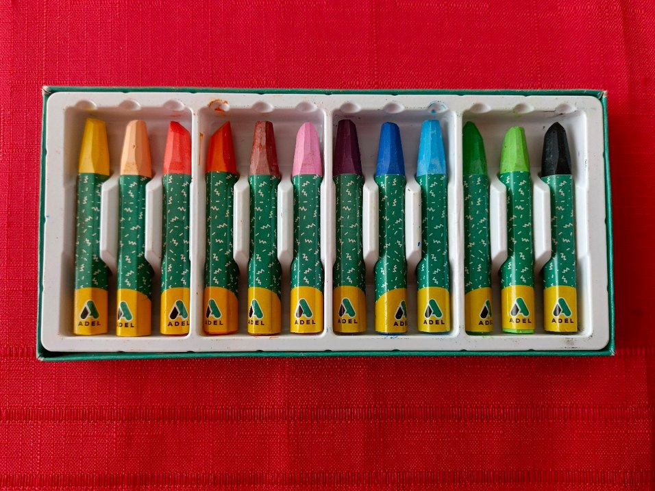 Adel 12 Renk Pastel Boya - Görsel 5