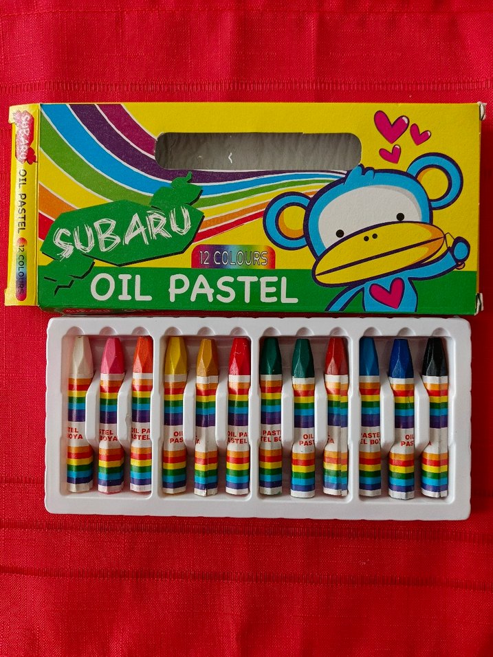 SUBARU 12 Renk Yağlı Pastel Boya Seti - Görsel 2