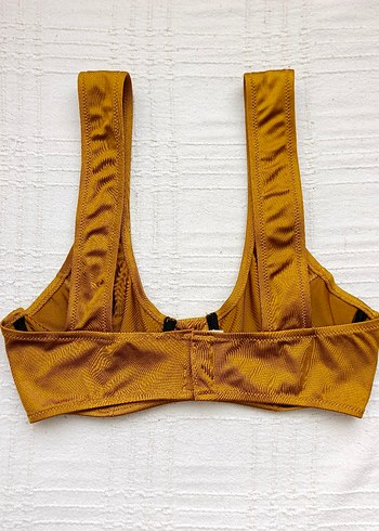 Bakır Parlak Street Wear Sporcu Sütyeni - Görsel 2