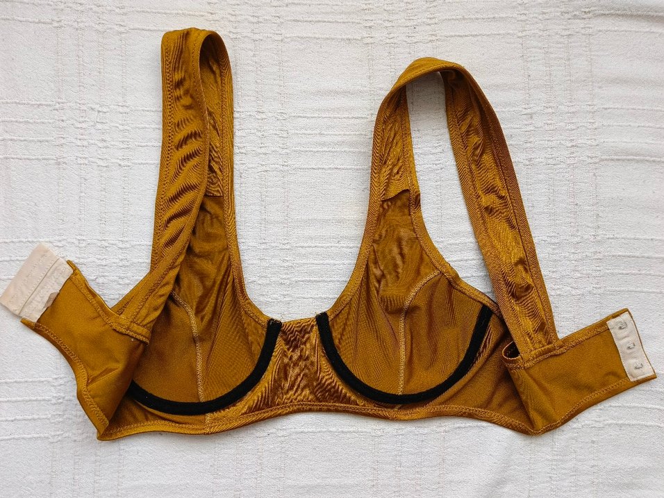 Bakır Parlak Street Wear Sporcu Sütyeni - Görsel 3