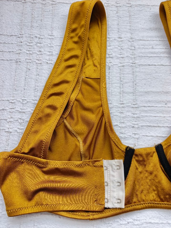 Bakır Parlak Street Wear Sporcu Sütyeni - Görsel 5