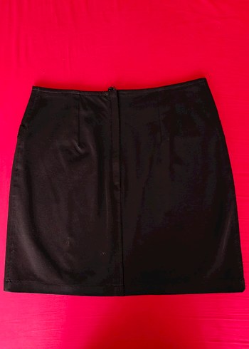 Siyah Midi Ofis Eteği - Görsel 5