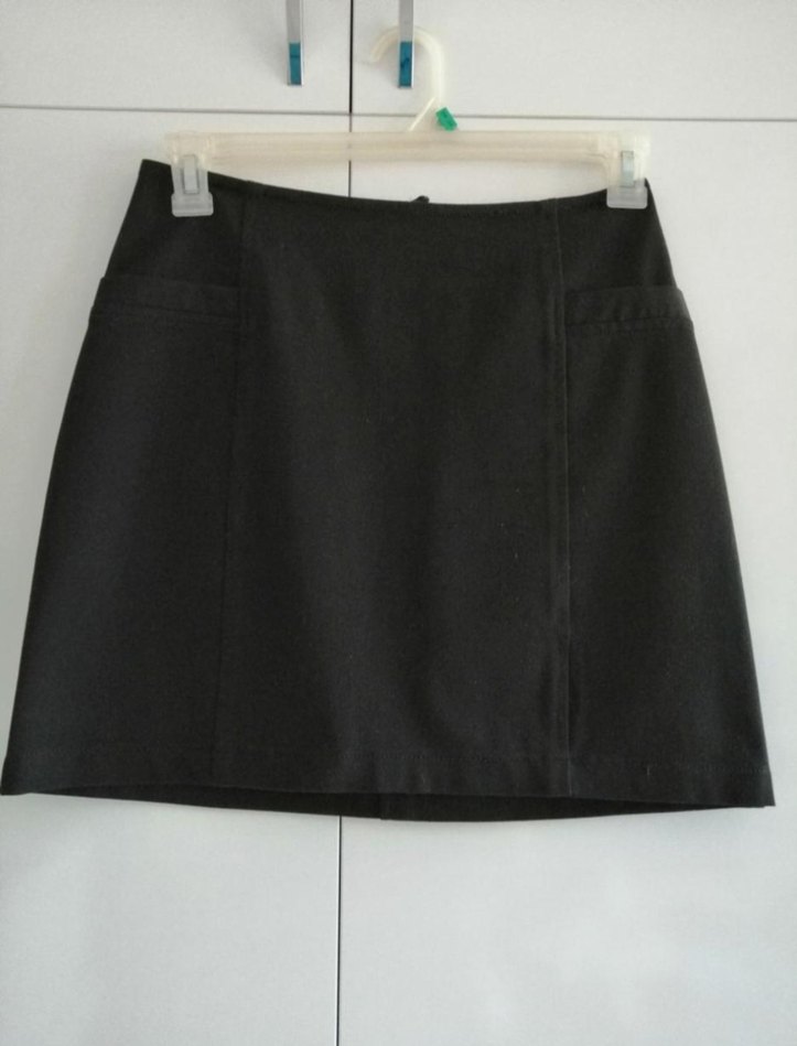 Siyah Midi Ofis Eteği - Görsel 2