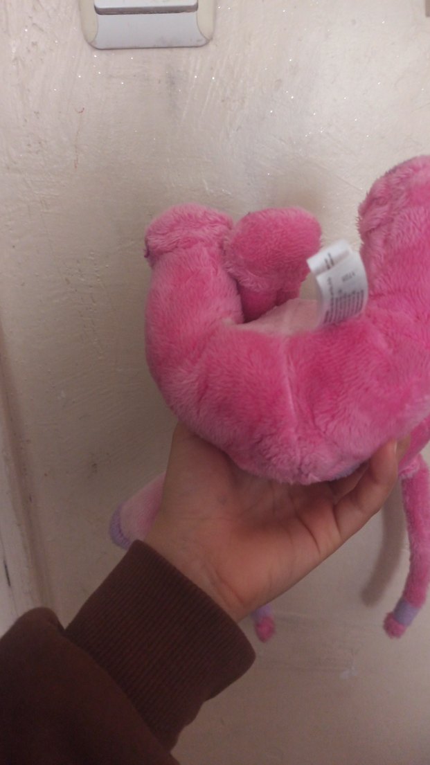 Pembe Renkli Peluş Oyuncak - Görsel 5