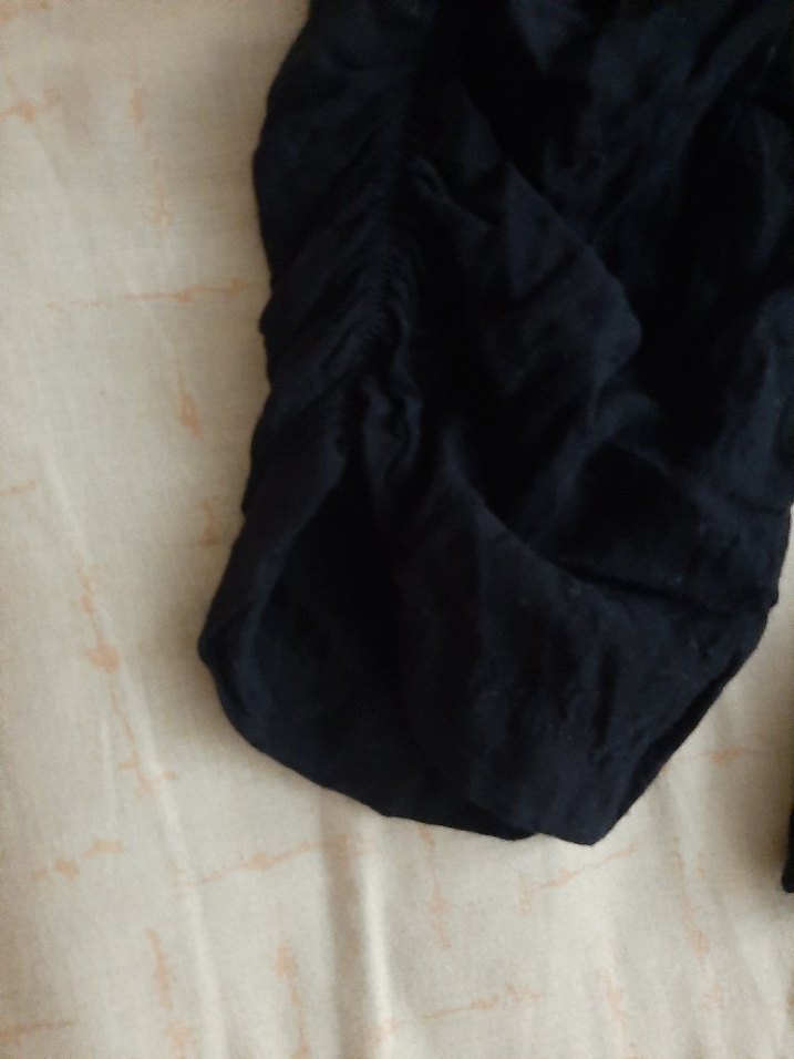 siyah v yaka bluz - Görsel 4