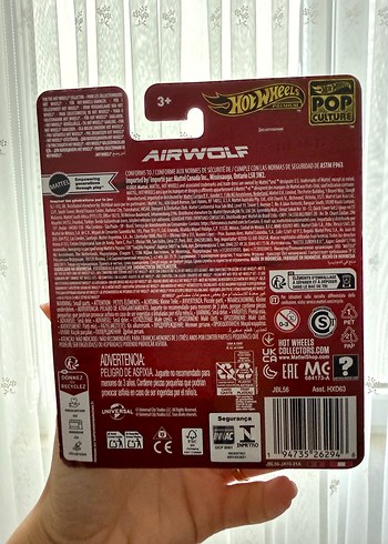 Siyah Hot Wheels Airwolf Oyuncak Araba - Görsel 2