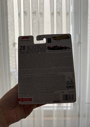 Siyah Hot Wheels McLaren Formula 1 Oyuncak Araba - Görsel 2