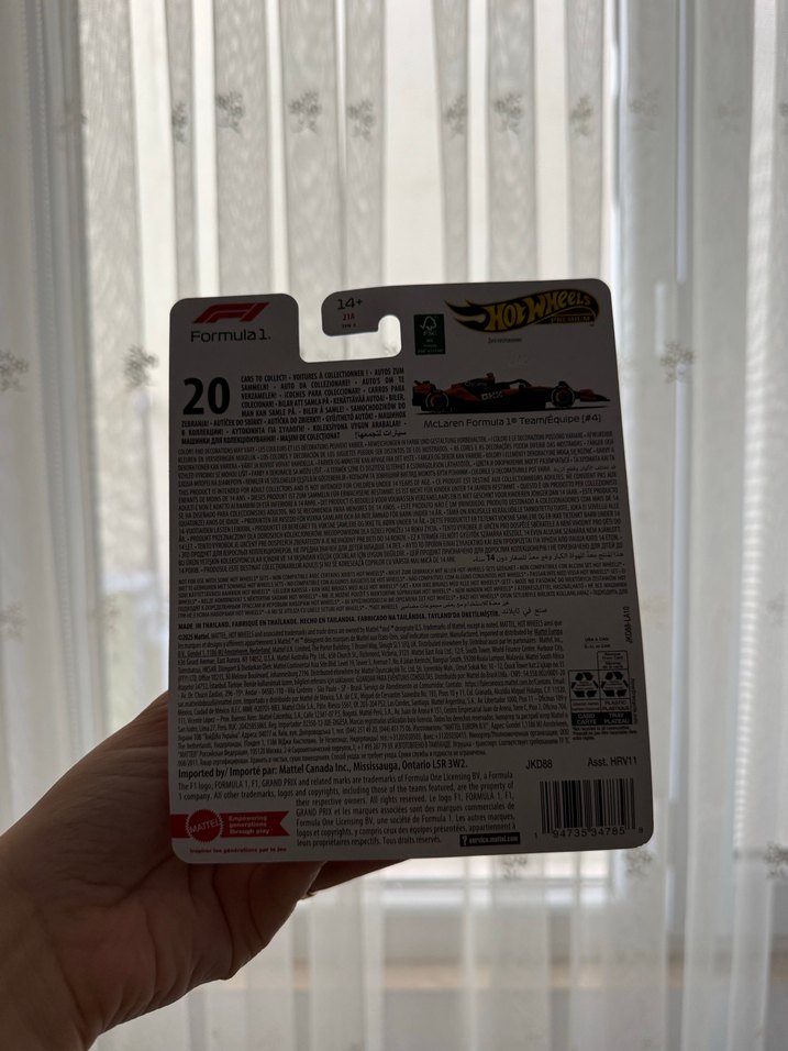 Siyah Hot Wheels McLaren Formula 1 Oyuncak Araba - Görsel 2