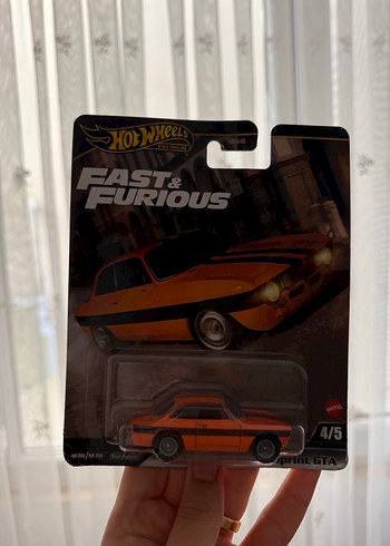 Turuncu Hot Wheels Fast & Furious Oyuncak Araba