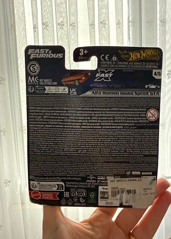 Turuncu Hot Wheels Fast & Furious Oyuncak Araba - Görsel 2