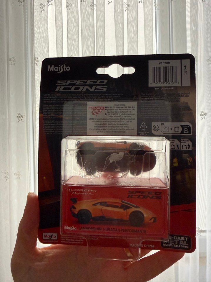 Maisto Turuncu Lamborghini Huracan Model Araba - Görsel 2