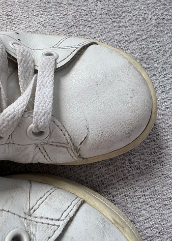 Beyaz Adidas Stan Smith Spor Ayakkabı - Görsel 4