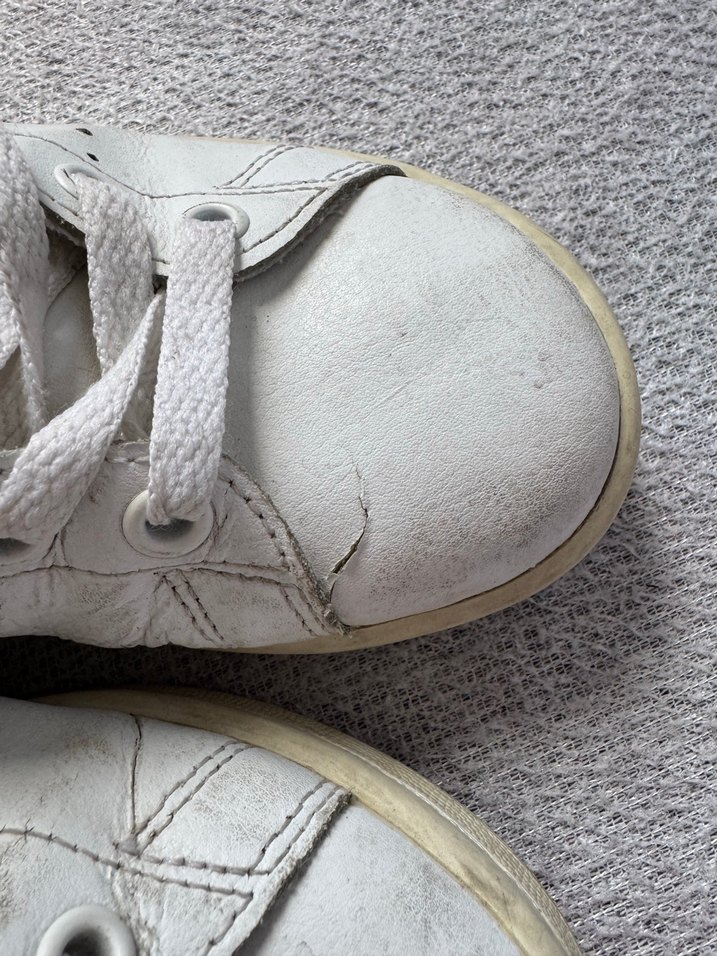 Beyaz Adidas Stan Smith Spor Ayakkabı - Görsel 4