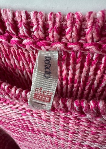 Pembe Örgü Salaş Kadın Kazak - Görsel 2