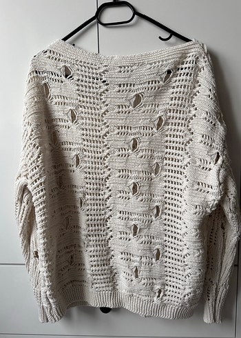 Bohem Tarzı Örgü Kadın Kazak - Görsel 2